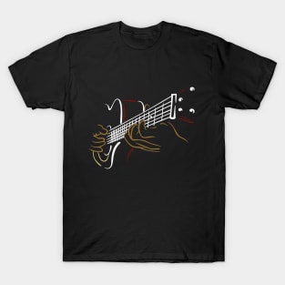 Playing Acoustic Guitar T-Shirt